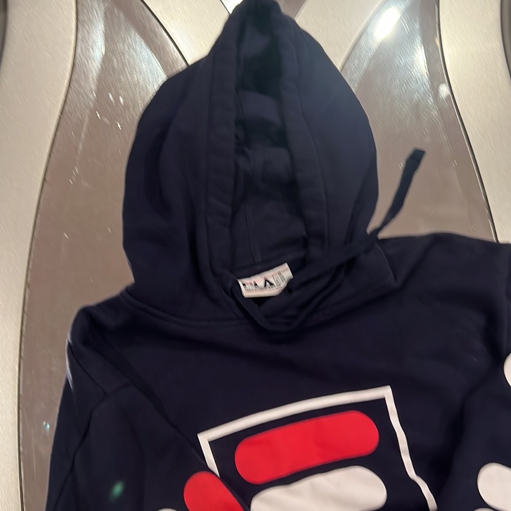 Gently Use Oversized Double Extra Large Fila Hood… - image 4